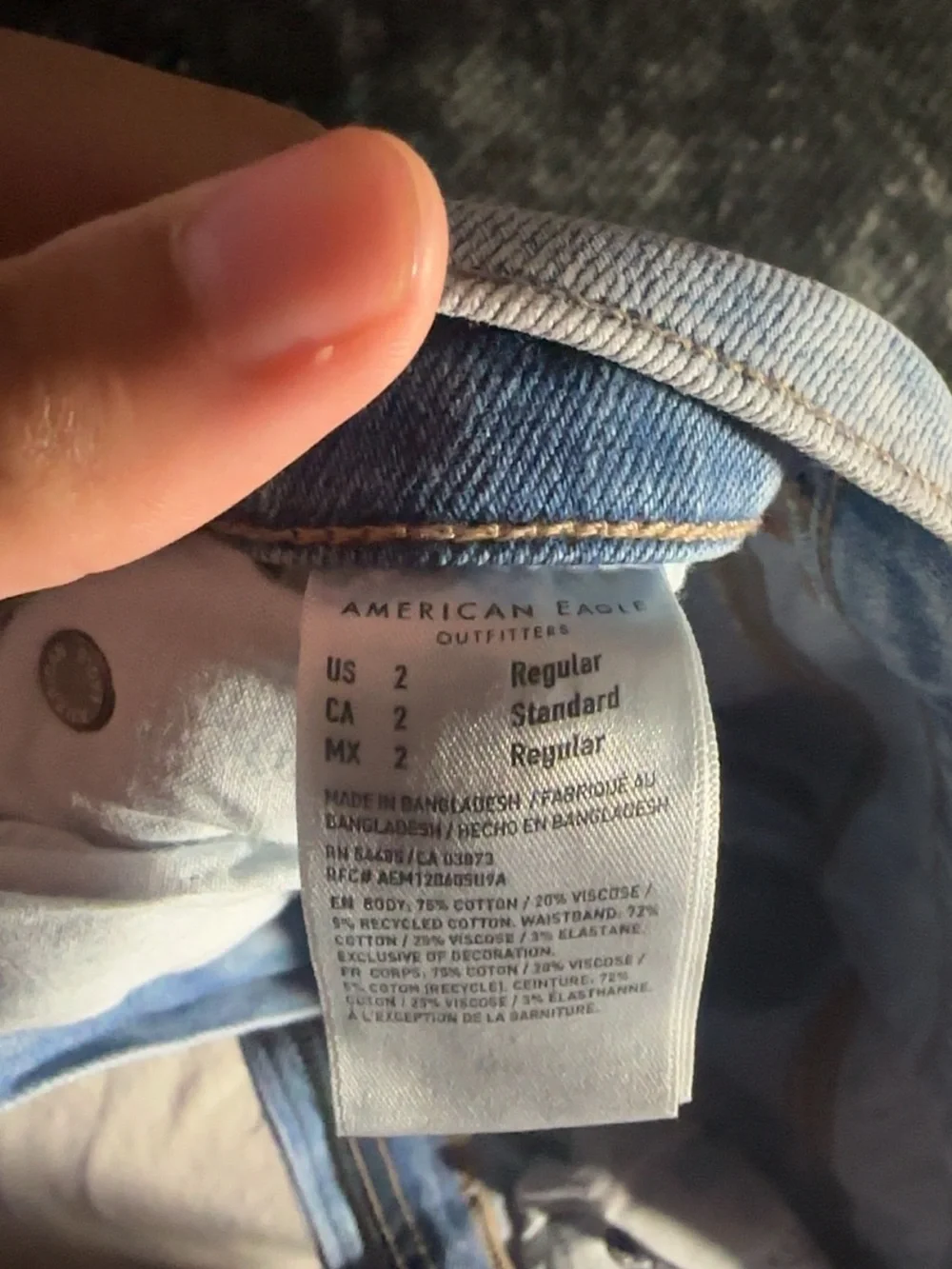 American Eagle Outfitters light blue